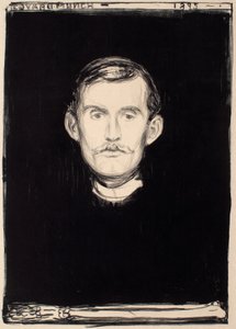 Autoportrait - Edvard Munch