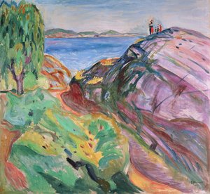 Été au bord de la mer, Krager - Edvard Munch