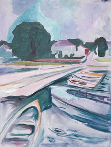 Le Pont à Aasgaardstrand - Edvard Munch