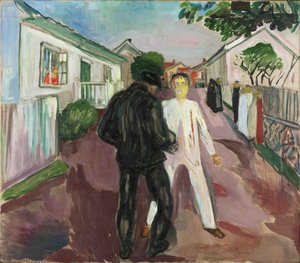 Le combat - Edvard Munch