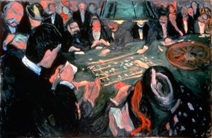 La table de roulette à Monte Carlo, 1903 - Edvard Munch
