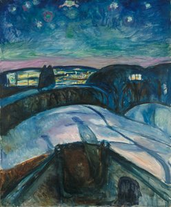 La Nuit Étoilée - Edvard Munch