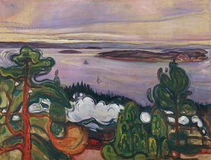 Fumée de train - Edvard Munch