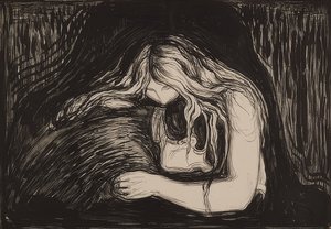 Vampire II - Edvard Munch