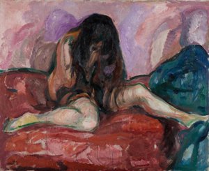 Nu pleurant - Edvard Munch