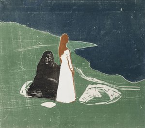 Femmes au bord de la mer