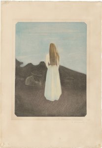 Jeune femme sur la plage