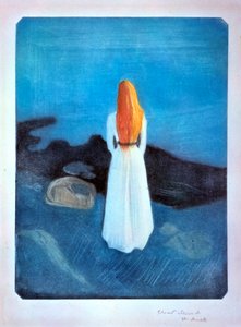 Jeune femme sur le rivage, 1896