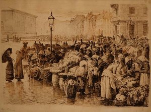 Le Marché aux Légumes, Copenhague - Edvard Petersen
