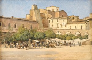 La place de Sulmona - Edvard Petersen