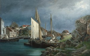 Village de pêcheurs - Edvard Skari