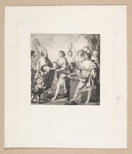 Éliézer et Rébecca au puits - Edvard Sonne