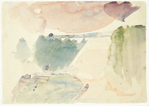 Étude de couleur pour le tableau de Langelinie - Edvard Weie