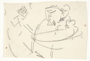 Études de figures pour le tableau de Langelinje - Edvard Weie