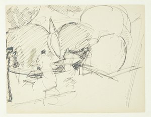 Étude de composition pour le tableau de Langelinie - Edvard Weie