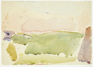 Paysage avec des champs - Edvard Weie