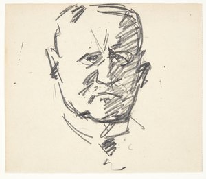 Étude pour un portrait du professeur, Dr. Carl Lorentzen (1860-1932)
