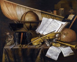 Vanitas Nature morte - Edwaert Colyer or Collier