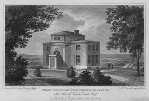 Belle Vue House, Hale End, Walthamstow, résidence de Charles Cooke - Edward (after) Gyfford