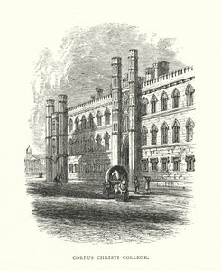Corpus Christi College (gravure) - Edward (after) Whymper
