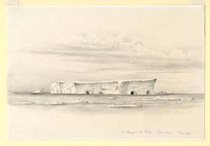Un iceberg dans la banquise, mer de Ross, 1910 - Edward Adrian Wilson