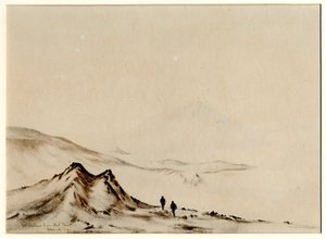 Mont Erebus depuis Hut Point, 1901-04 - Edward Adrian Wilson