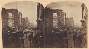 Broadway sous la pluie