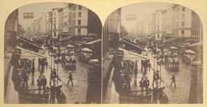 Broadway par jour de pluie - Edward Anthony