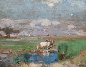 Pâturages du Suffolk - Edward Arthur Walton
