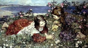 Papillons - Edward Atkinson Hornel