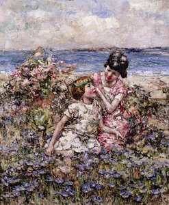 La reine de mai - Edward Atkinson Hornel
