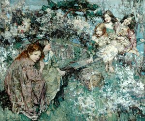 La Balançoire - Edward Atkinson Hornel