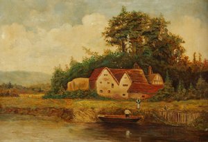 Un moulin du Worcestershire, 1897 - Edward Austin