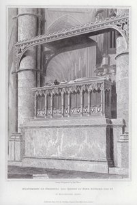 Monument de Philippa, reine du roi Édouard III, à l
