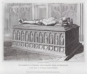 Monument de Thomas Beauchamp, comte de Warwick, dans le chœur de l