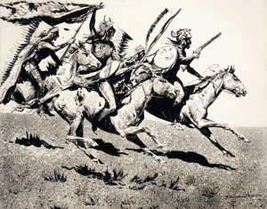 Partie de guerre en mouvement - Edward Borein
