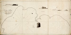 Baie de Saint-Georges relevée par Edward Bransfield, maître du HMS 