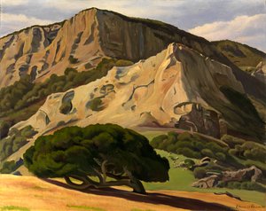 Chênes et rochers--San Luis Obispo, 1930