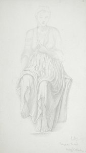 Femme assise - Edward Burne-Jones