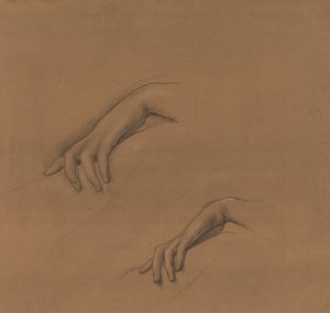 Études pour une main dans The Godhead Fires