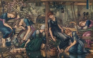 La Briar Rose, Le Jardin de la Cour - Edward Burne Jones