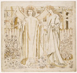 La Légende des femmes vertueuses de Chaucer - Amour et Alceste - Edward Burne Jones