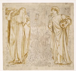 La Légende des femmes vertueuses de Chaucer - Hypsiphile et Médée - Edward Burne Jones