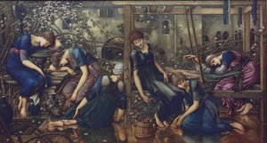 La cour du jardin, 1875-1880 - Edward Burne Jones