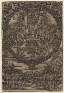 Le Jugement dernier en présence des saints et de l
