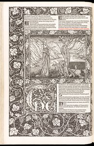 Les Œuvres de Geoffrey Chaucer nouvellement imprimées par Kelmscott Press en 1896 - Edward Burne Jones