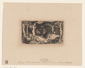 La vie pastorale idéale - Edward Calvert (signed by artist)