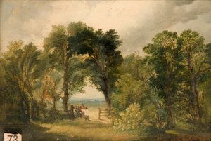 Une clairière boisée - Edward Calvert