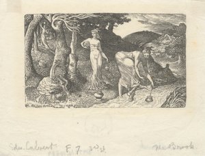 Le ruisseau - Edward Calvert