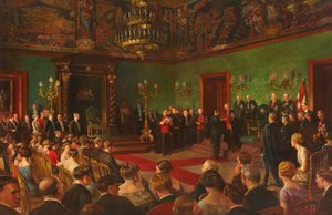 Pèlerinage, 26 mars 1926, Investiture du membre de l